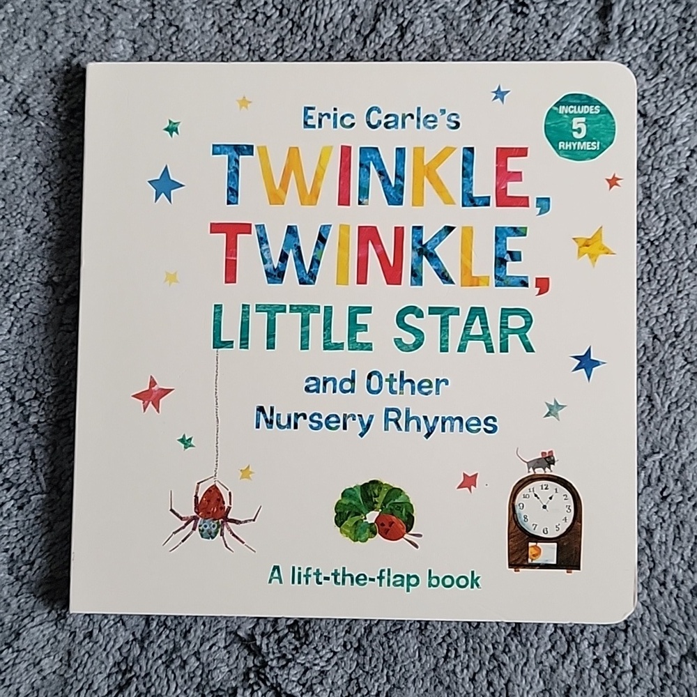 Twinkle, Twinkle Little Star and Other Nursery Rhymes Hardback book. 5 rhymes
